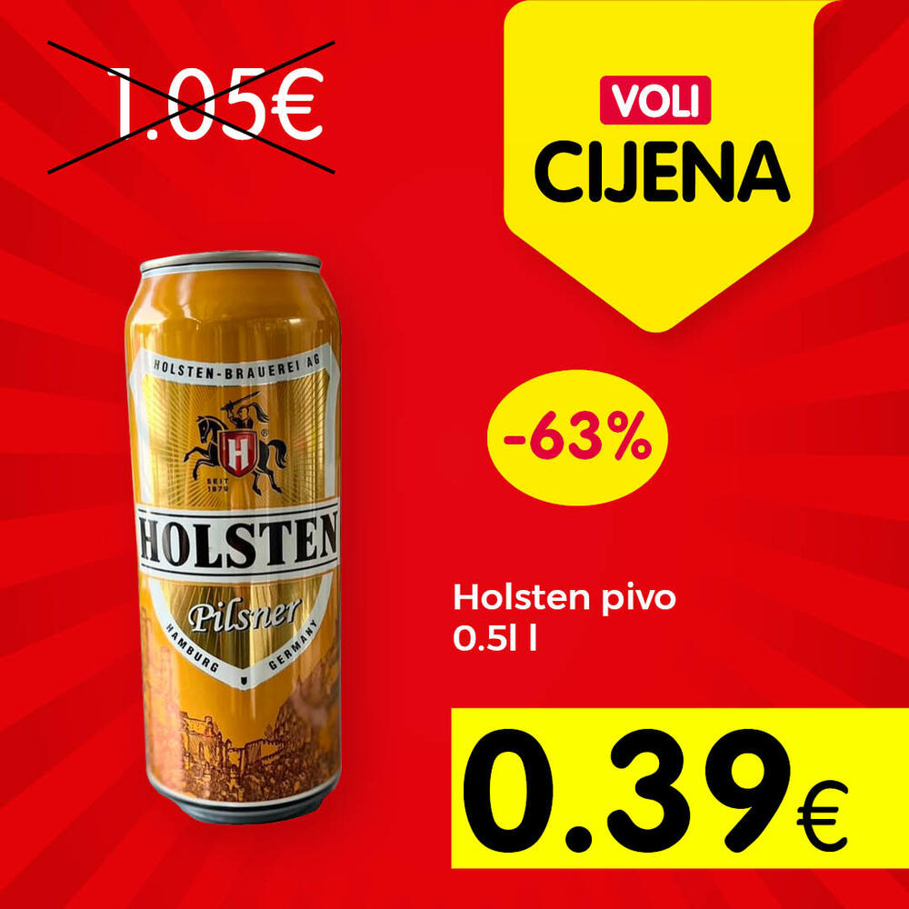 <p>Posjetite obližnji Voli ili Naš diskont market i uštedite, jer Voli cijena je simbol najpovoljnije trgovine.</p>