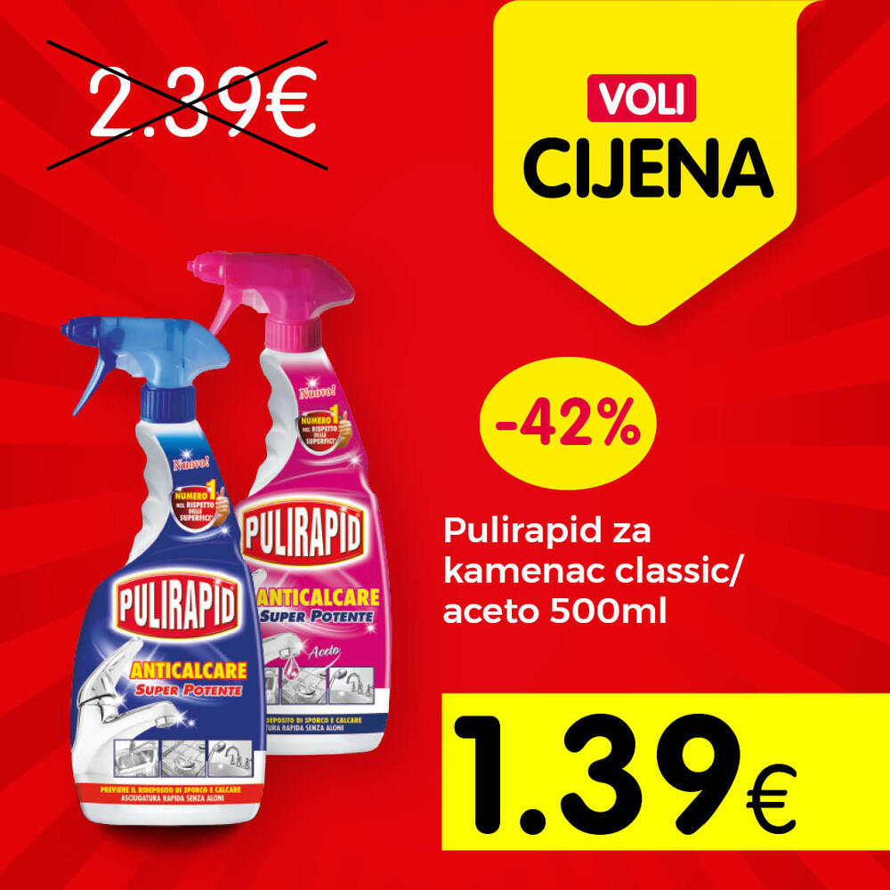 <p>Posjetite obližnji Voli ili Naš diskont market i uštedite, jer Voli cijena je simbol najpovoljnije trgovine.</p>