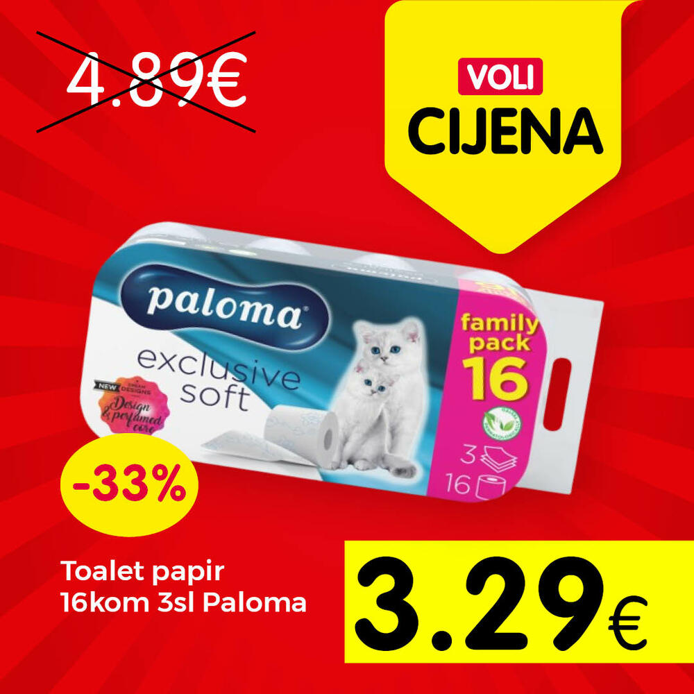 <p>Posjetite obližnji Voli ili Naš diskont market i uštedite, jer Voli cijena je simbol najpovoljnije trgovine.</p>