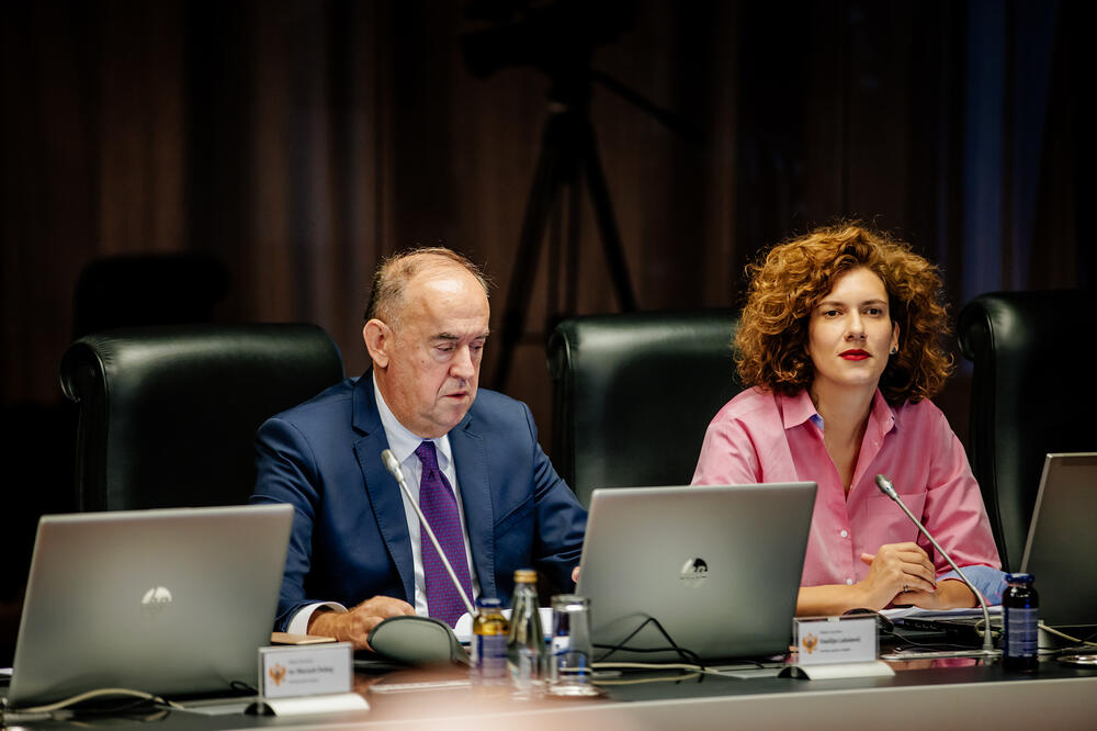 Vlaović (desno) na sjednici Vlade, Foto: Vlada Crne Gore