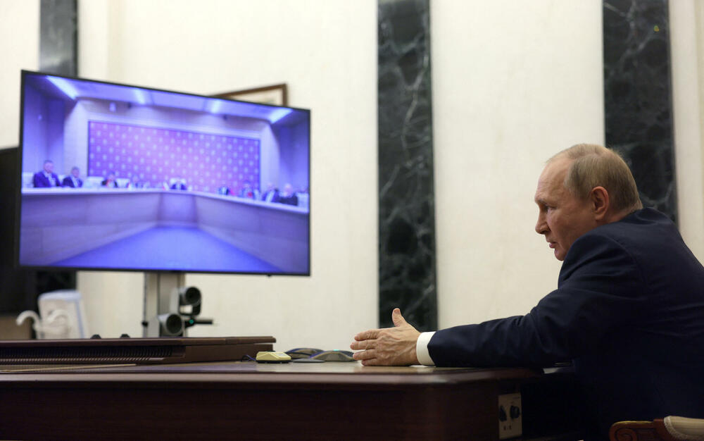 Putin juče tokom konferencije šefova bezbjednosnih i obavještajnih agencija -