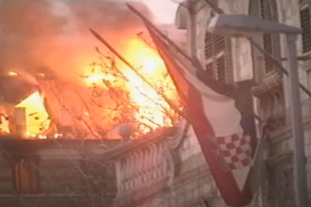 Detalj tokom napada na Dubrovnik, Foto: Screenshot/Youtube