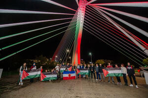 Podgorica: Most Milenijum bio je osvijetljen u bojama zastave...