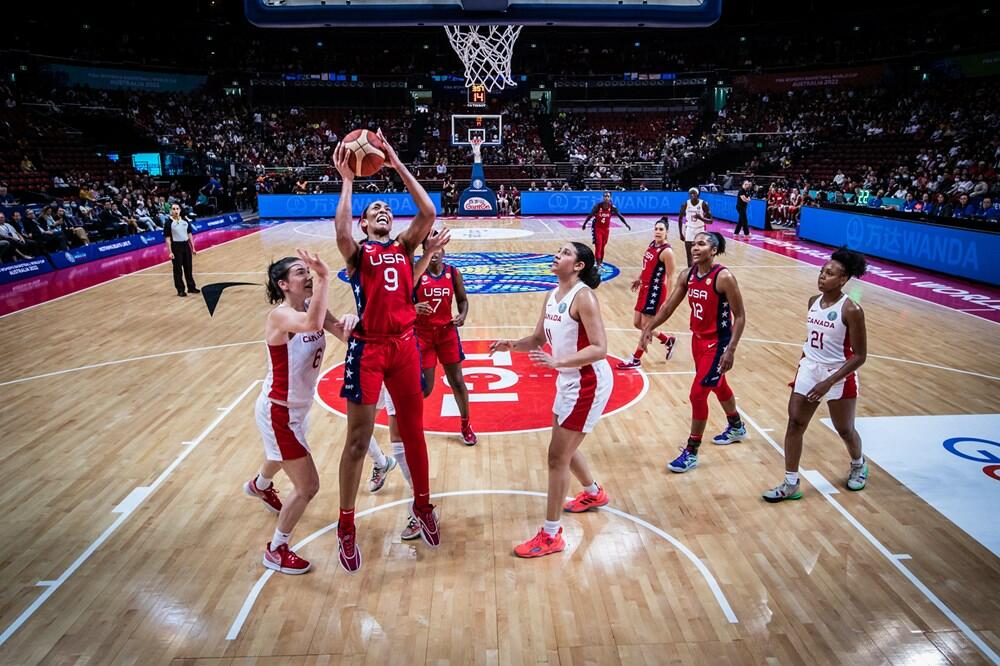 Sa meča SAD - Kanada, Foto: FIBA