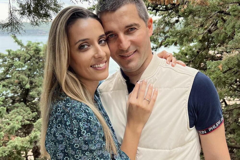 Jelena Jovanović i Aleksa Bečić, Foto: Facebook/Aleksa Becic