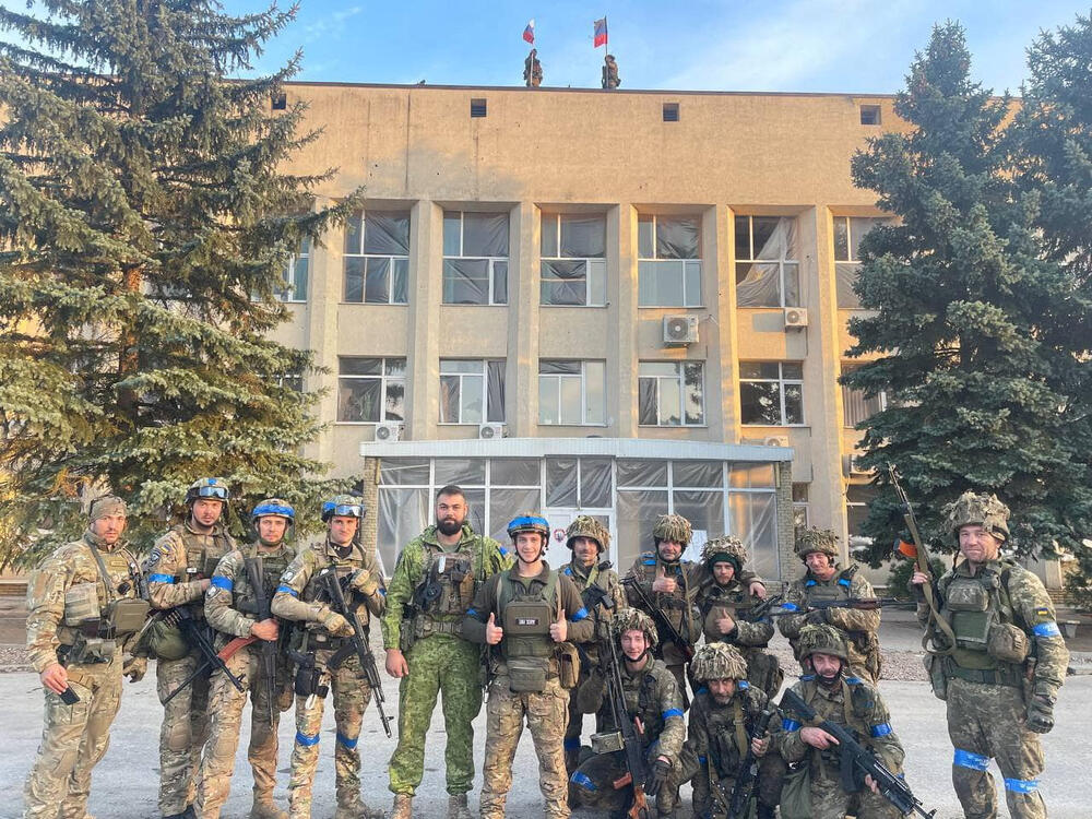 Ukrajinski vojnici u Limanu