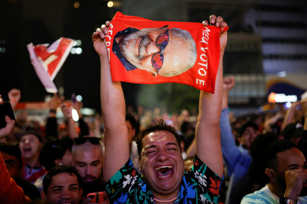 Slavlje pristalica Lula da Silve, Foto: Reuters