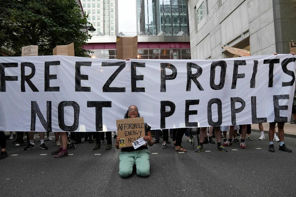 Sa protesta u Londonu, avgust 2022., Foto: Reuters