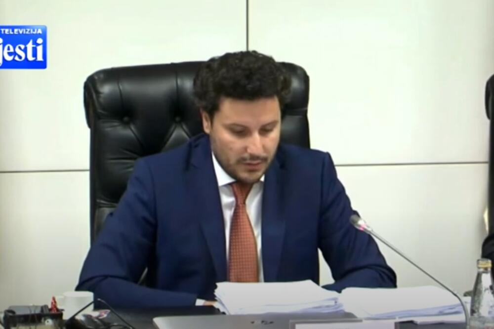 Abazović, Foto: Screenshot/TV Vijesti