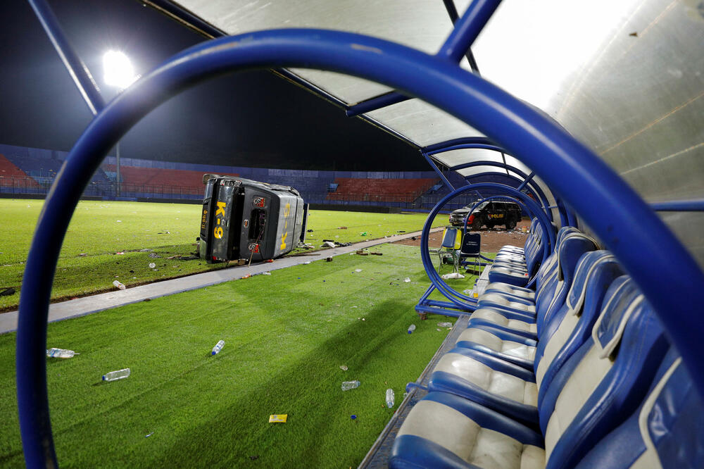 Stadion u Malangu nakon tragedije, Foto: Reuters