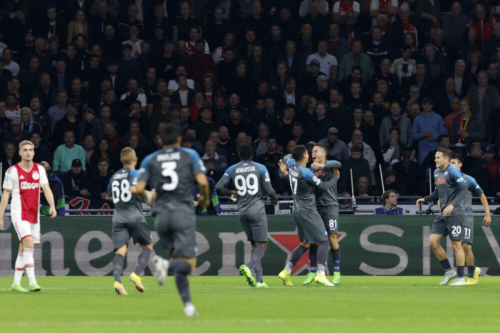 Slavlje igrača Napolija, Foto: Reuters