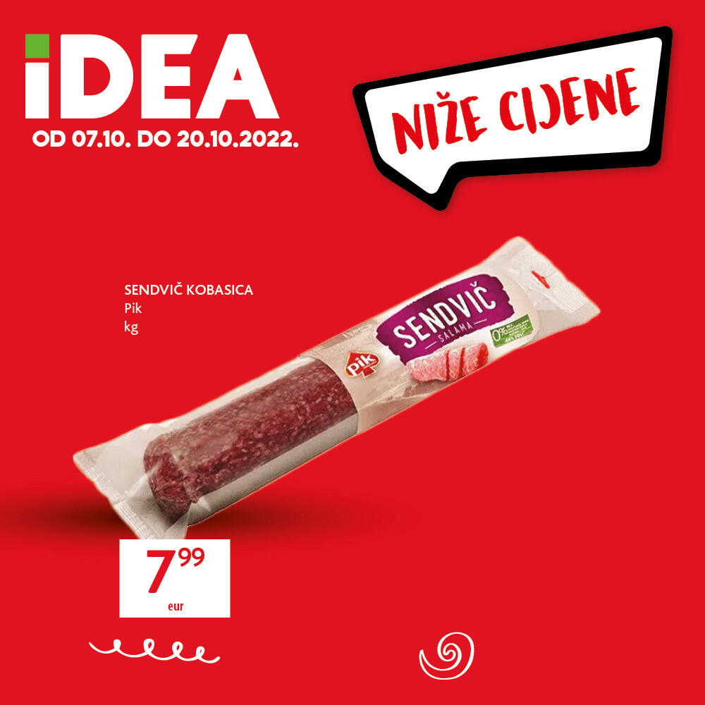 <p>Niže cijene za veću uštedu čekaju vas u IDEA prodavnicama</p>
