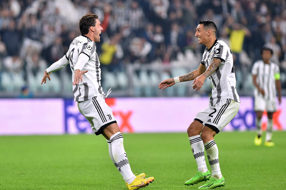 Vlahović i Di Marija, Foto: Reuters