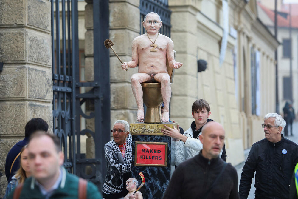 Protest u Pragu tokom jučerašnjeg neformalnog samita EU 