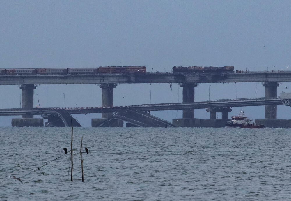 Oštećeni most na Krimu