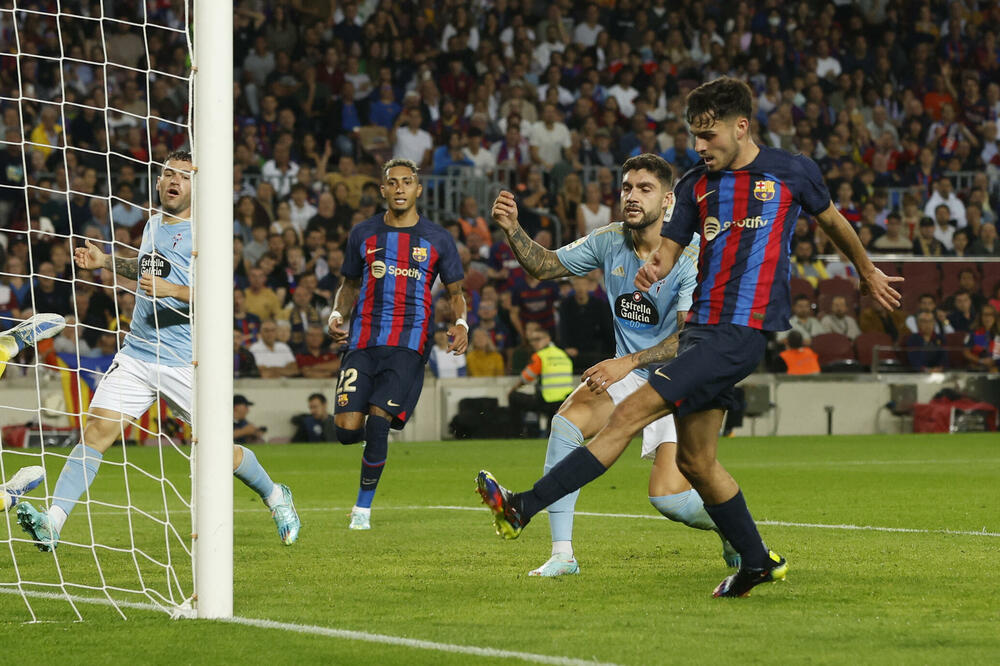 Pedri postiže gol, Foto: Reuters