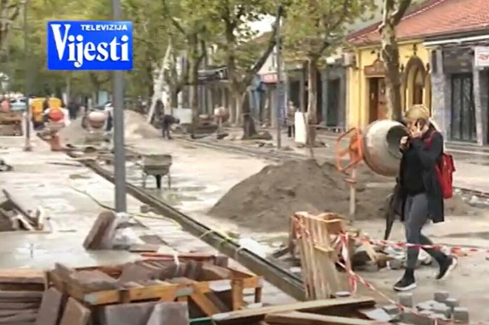 Detalj iz Njegoševe ulice, Foto: Printscreen YouTube/TV Vijesti