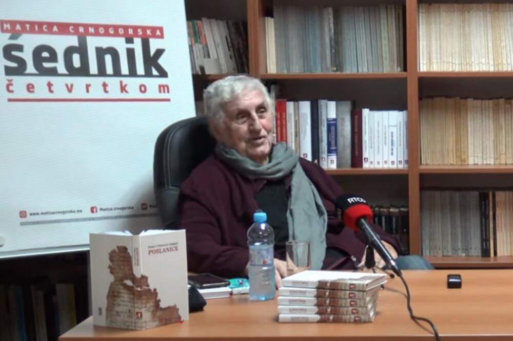 Branko Banjević, Foto: Printscreen/YouTube/Matica crnogorska