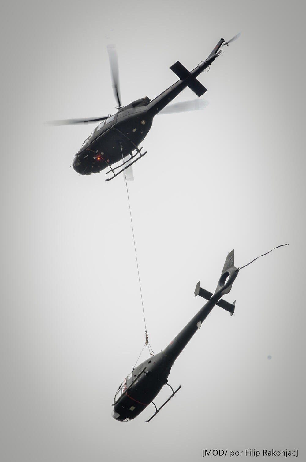 <p>"Sve što smo izveli danas, vazduhoplovci mogu da radi i noću, uz specijalizovanu opremu za osmatranje u tim uslovima", istakao je komandant Vazduhoplovstva, potpukovnik Bojan Popadić<br /> </p>