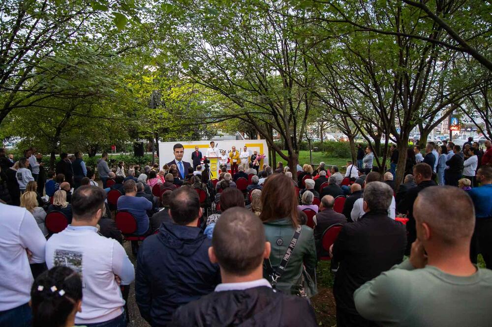 Sa okupljanja, Foto: Demokratska Crna Gora