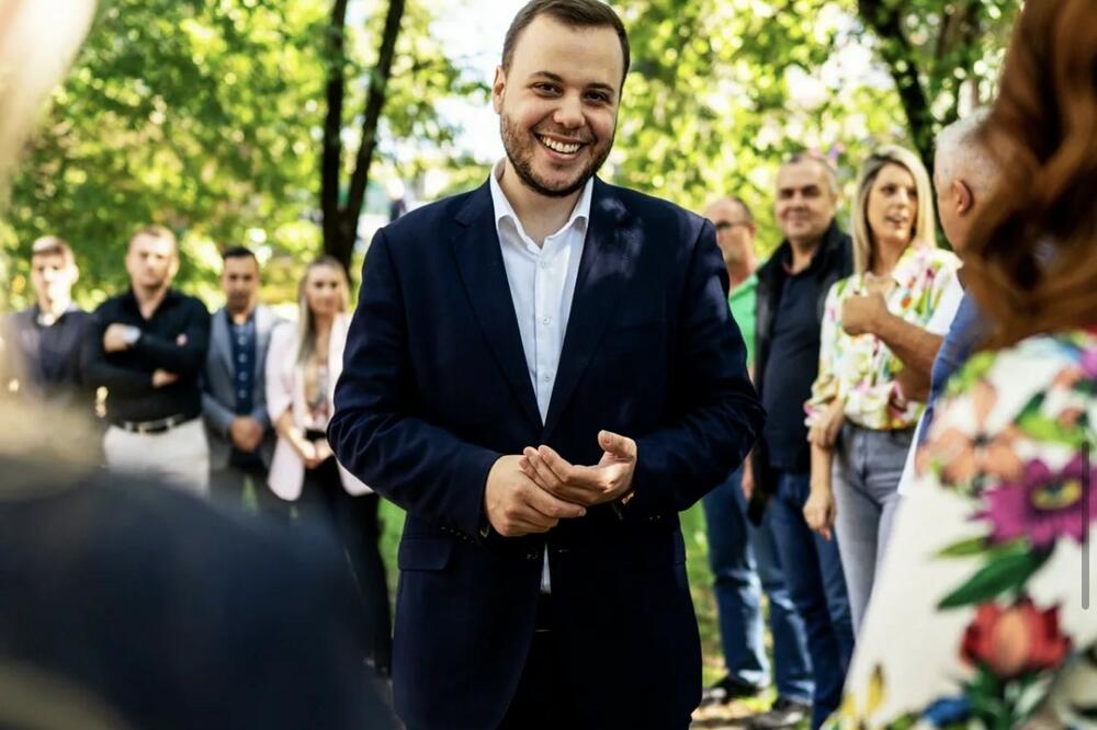 Nosilac liste “Može Podgorica – Ovo je naš grad”, Luka Rakčević, Foto: GP URA