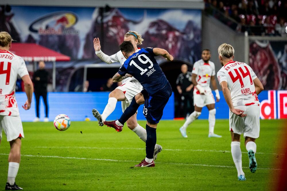 Stevan Jovetić postiže gol protiv Lajpciga, Foto: Hertha BSC