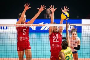 Serbia outclassed Brazil and defended the title