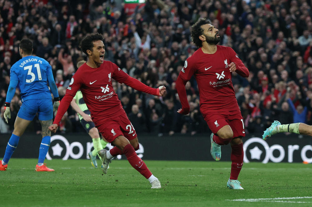 Salah proslavlja gol, Foto: Reuters