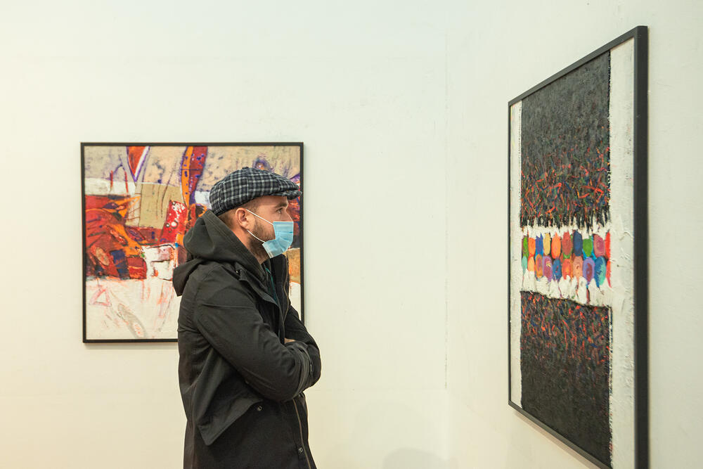 Sa izložbe u Podgorici 2020.