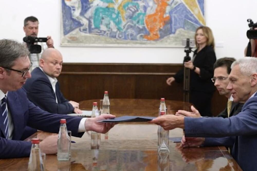 Sa sastanka Vučića i Bocan-Harčenka, Foto: Screenshot/Youtube