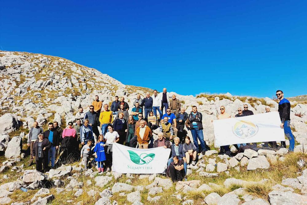 Sa protesta na Margiti, Foto: GI Sačuvajmo Sinjajevinu