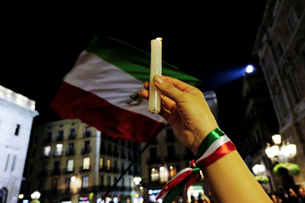 Sa protesta podrške iranskim ženama u Barseloni, Foto: Reuters