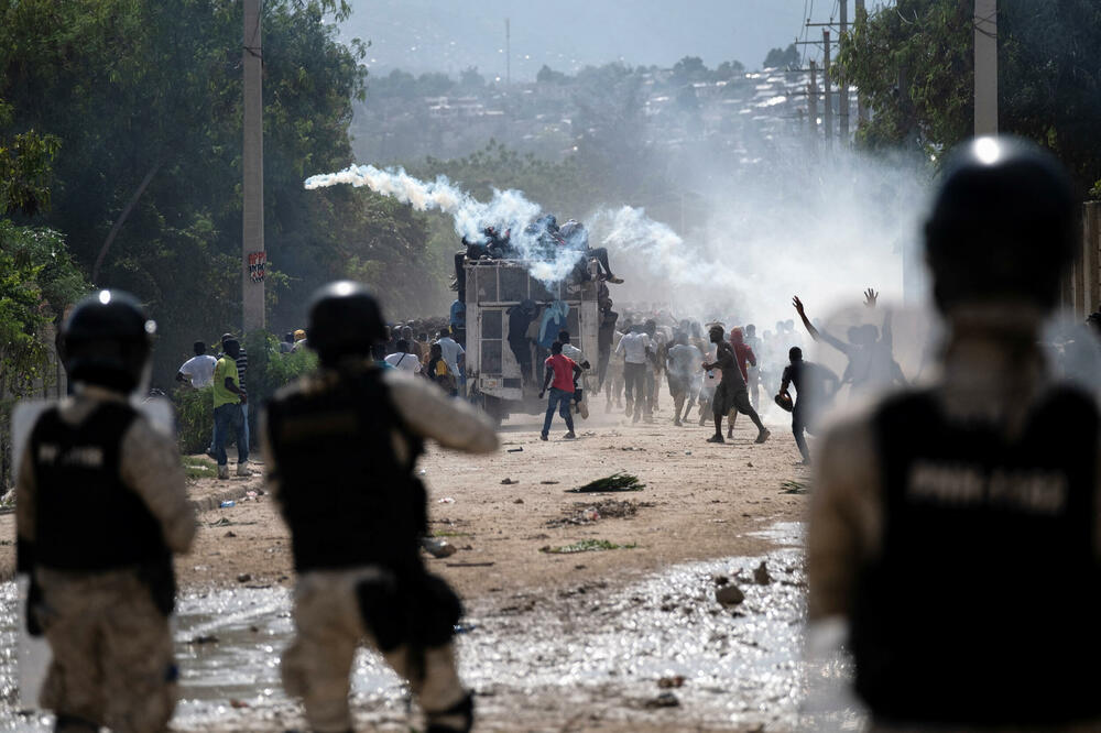 Detalj sa protesta na Haitiju, Foto: Reuters