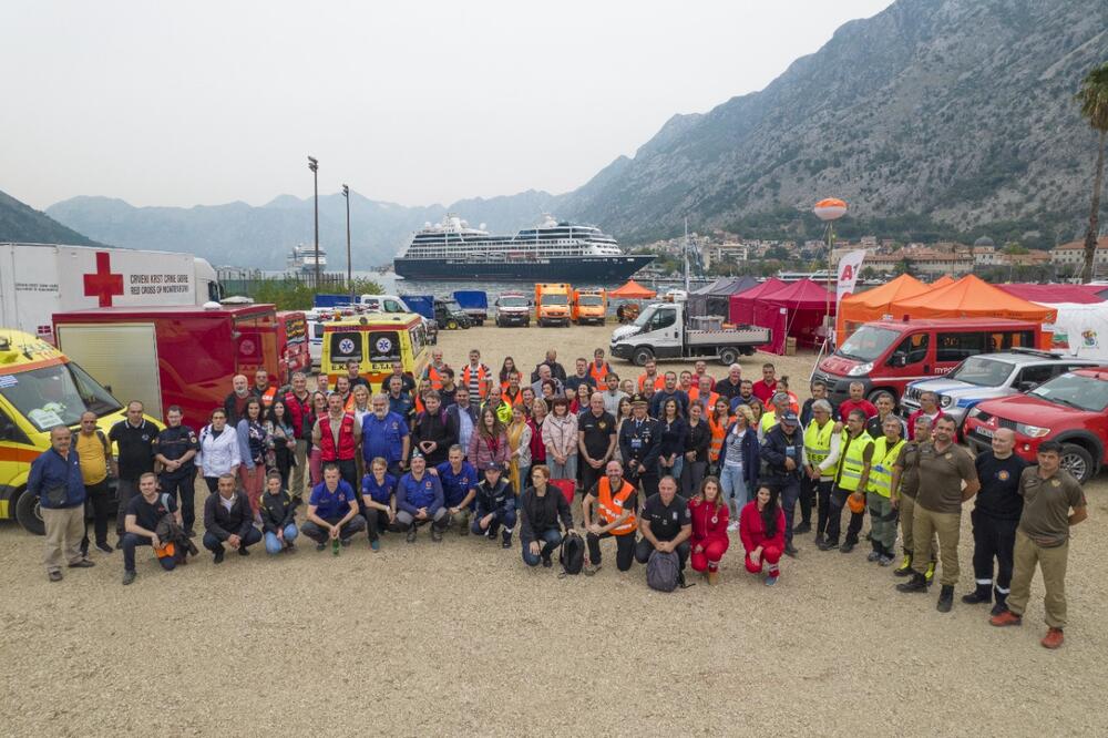 Balance, vježba zemljotres, zemljotres