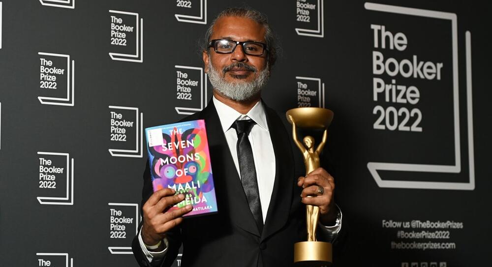 Šehan Karunatilaka na dodjeli priznanja