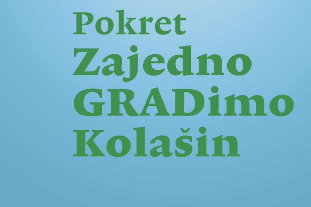 Pokret Zajedno gradimo Kolašin, Foto: Pokret Zajedno gradimo Kolašin