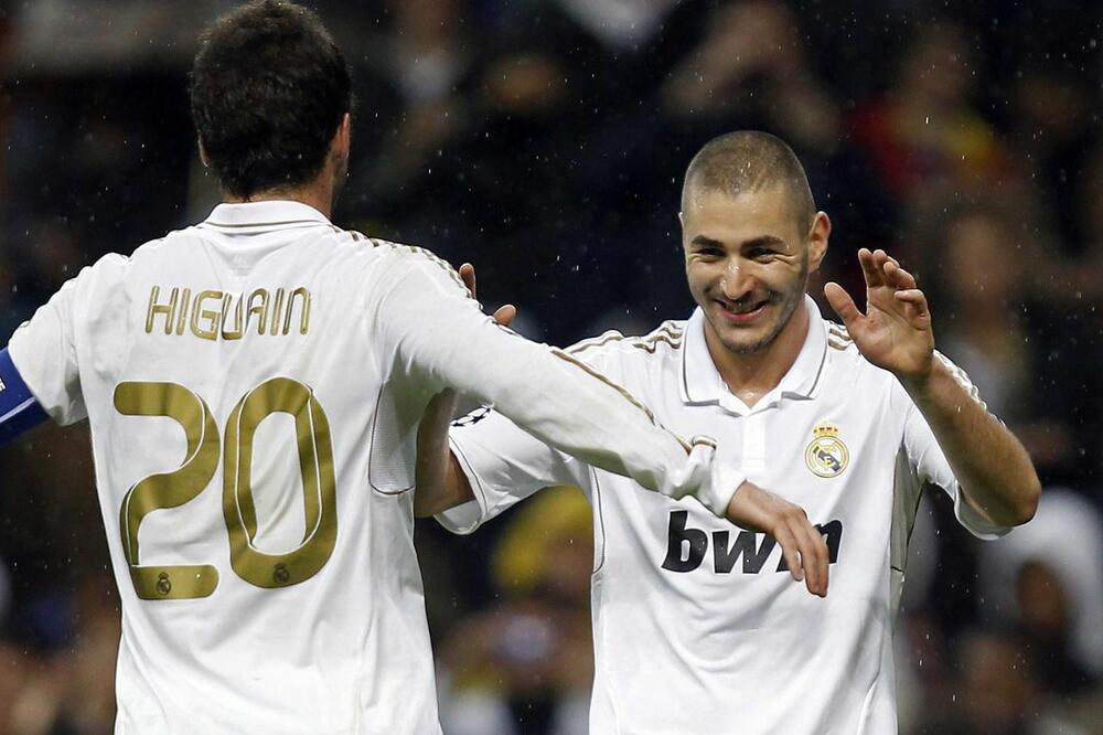 Iguain i Benzema, Foto: Reuters