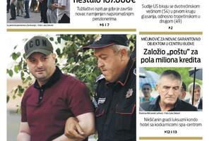 Naslovna strana "Vijesti" za 19. oktobar 2022. godine