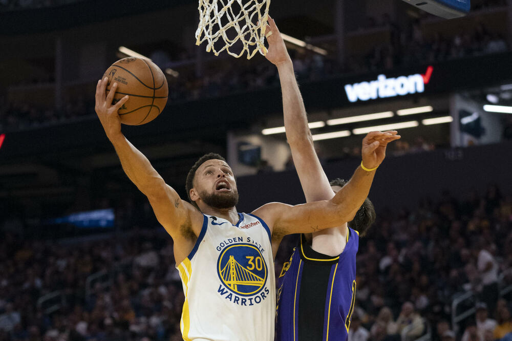 Stef Kari na meču sa Lejkersima, Foto: USA TODAY Sports