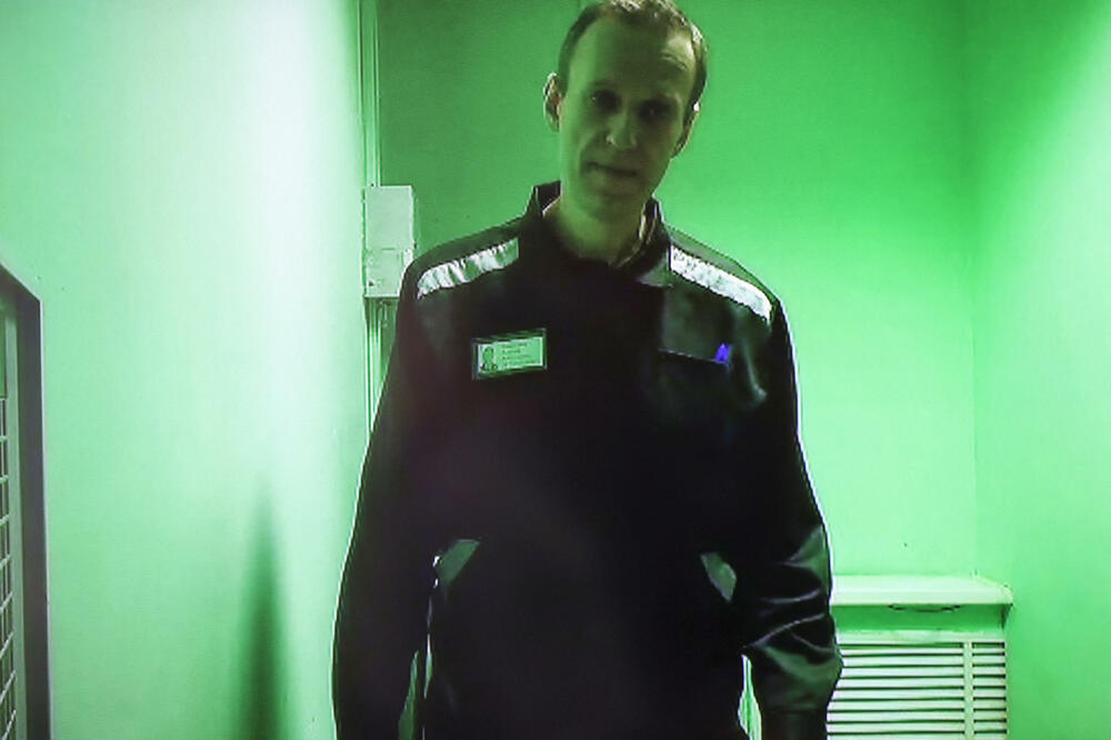 Navaljni se pojavljuje na sudu putem videa u Kovrovu, Foto: Reuters