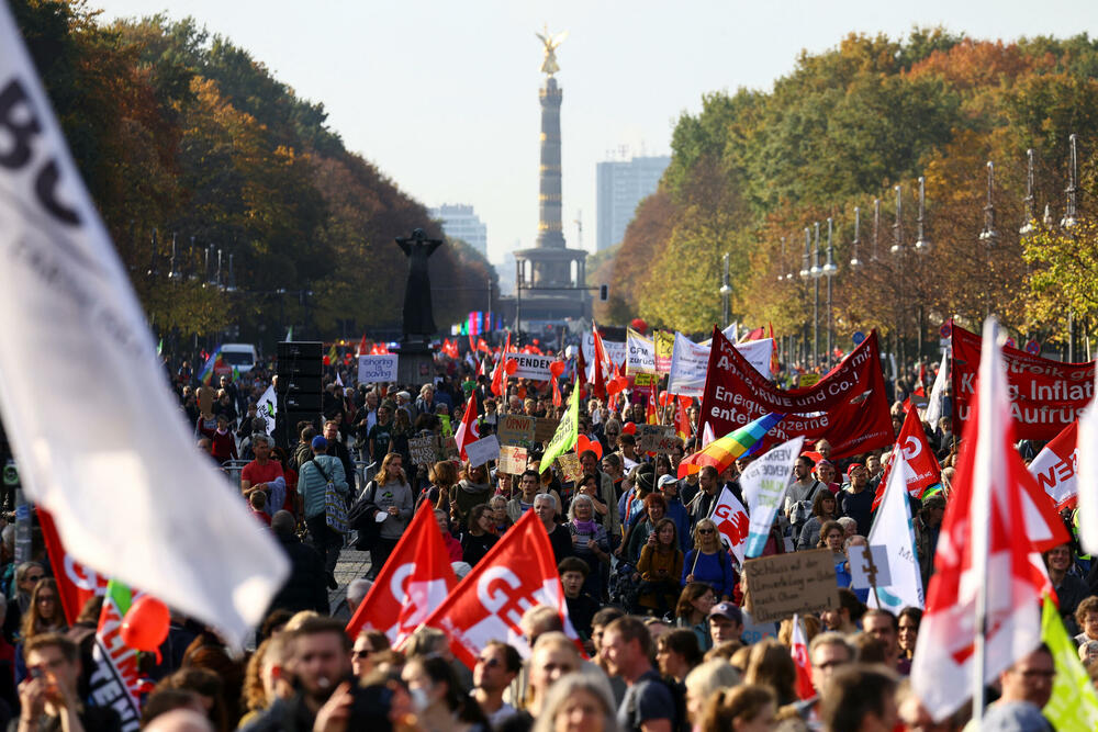 Demonstranti u Njemačkoj traže nezavisnost od ruskih energenata
