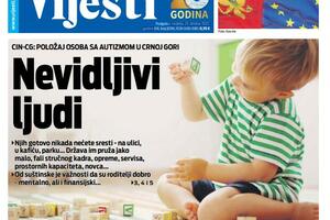 Naslovna strana "Vijesti" za nedjelju, 23. oktobar 2022. godine