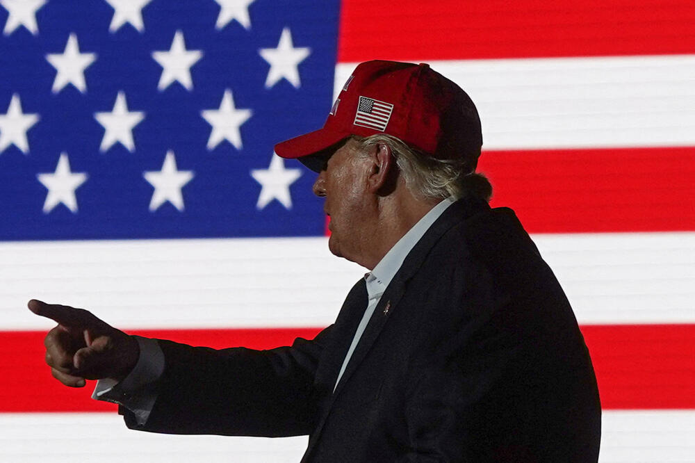 Tramp tokom mitinga u Teksasu, Foto: Reuters