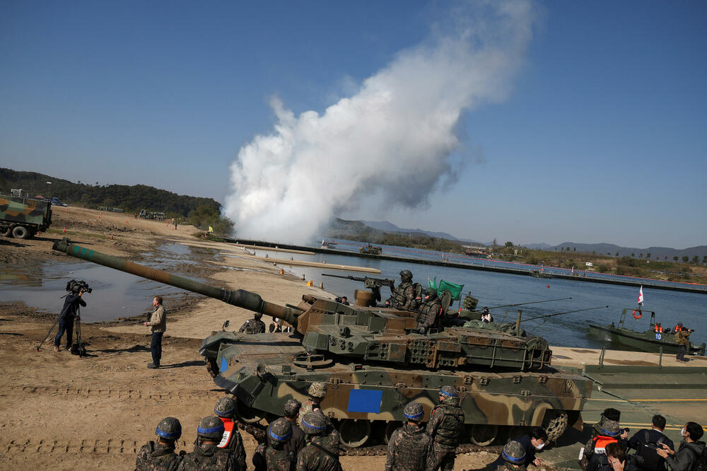 Sa nedavnih zajedničkih vojni vježbi Južne Koreje i SAD, Foto: Reuters