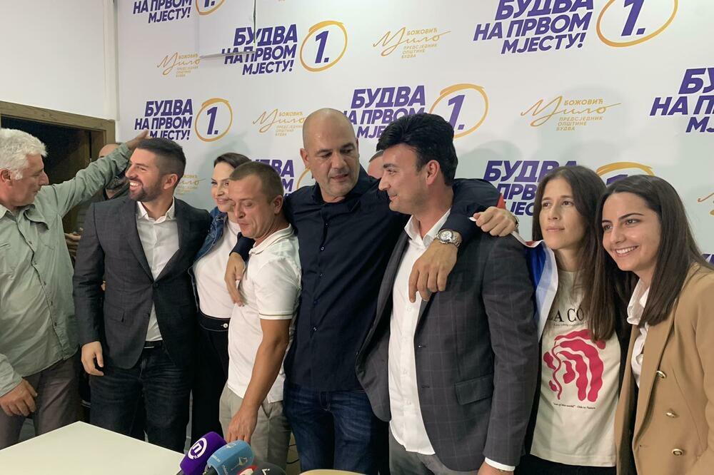 Izborni štab DF u Budvi, Foto: Vuk Lajović