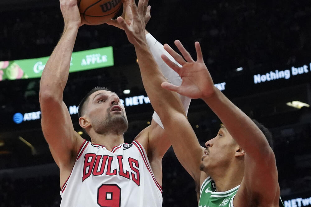 Nikola Vučević na meču sa Bostonom, Foto: USA TODAY Sports