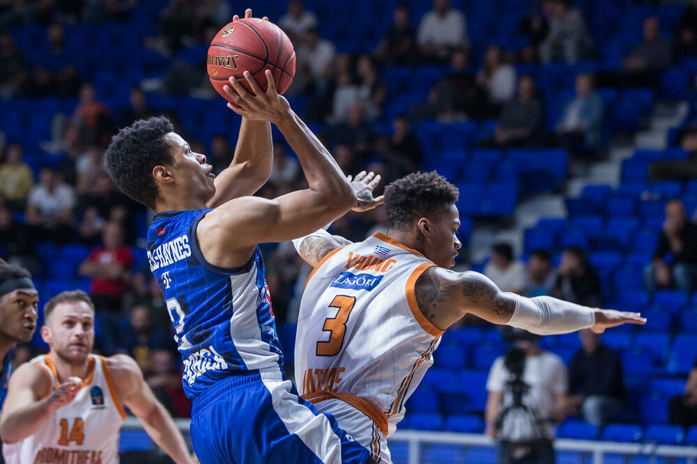 Tre Bel-Hejns na večerašnjoj utakmici, Foto: KK Budućnost Voli/Filip Roganović