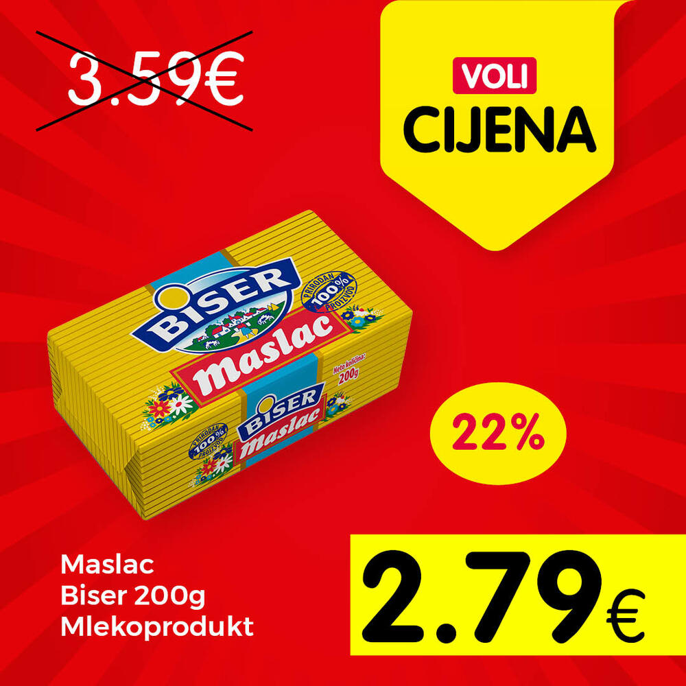 <p><strong><em>U svim VOLI i Naš diskont marketima</em></strong></p>