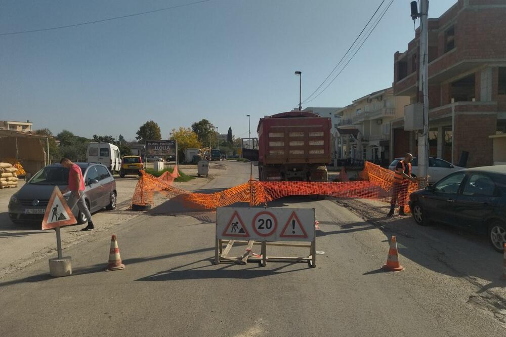 Radovi u Ulici Majke Tereze, Foto: Samir Adrović