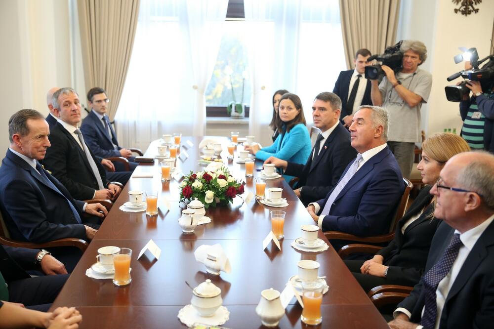 Sa sastanka Đukanovića i Grodzkog, Foto: Služba za informisanje predsjednika Crne Gore